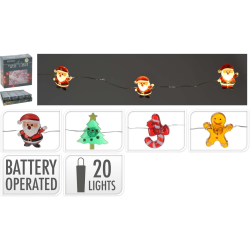 ΛΑΜΠΑΚΙΑ SILVERWIRE ΜΕ ΣΧΕΔΙΟ WW 20LED 2M 4Σχδ