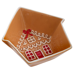 ΧΡ ΚΑΦΕ ΚΕΡΑΜΙΚΟ ΜΠΩΛ ΣΕ ΣΧΗΜΑ ΣΠΙΤΙ GINGERBREAD 14X14X5EK