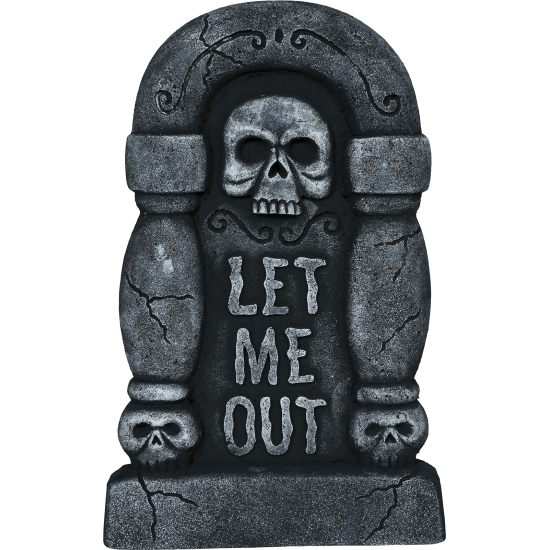 HALLOWEEN - ΑΠΟΚΡΙΑΤΙΚΗ ΤΑΦΟΠΛΑΚΑ "LET ME OUT".