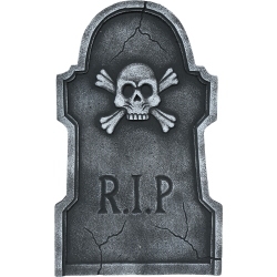 HALLOWEEN - ΑΠΟΚΡΙΑΤΙΚΗ ΤΑΦΟΠΛΑΚΑ "R.I.P"