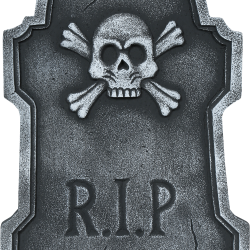 HALLOWEEN - ΑΠΟΚΡΙΑΤΙΚΗ ΤΑΦΟΠΛΑΚΑ "R.I.P"