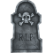 HALLOWEEN - ΑΠΟΚΡΙΑΤΙΚΗ ΤΑΦΟΠΛΑΚΑ "R.I.P"