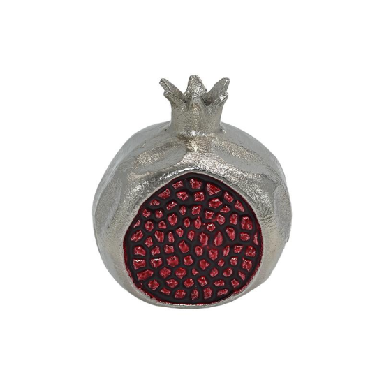 ΜΕΤΑΛΛΙΚΟ ΔΙΑΚΟΣΜΗΤΙΚΟ ΡΟΔΙ Fylliana Pomegranate ΝΙΚΕΛ-ΚΟΚΚΙΝΟ ΧΡΩΜΑ 8x10x11εκ