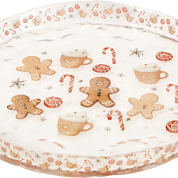 ΠΙΑΤΟ ΓΥΑΛΙΝΟ GINGERMAN 24.5cm