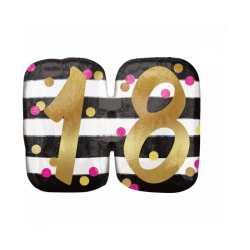 ΜΠΑΛ SHAPE PINK & GOLD MILESTONE 18 HOL 63x50 εκ