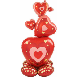 ΜΠΑΛ AIRLOONZ STACKING HEARTS 63X139ΕΚ