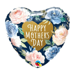 ΜΠΑΛ 18 Q FOIL MOTHERS DAY PINK & BLUE ROSES 46EK.