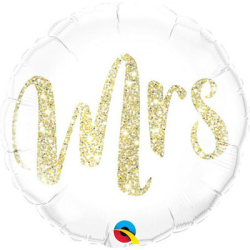 ΜΠΑΛ 18 Q ΣΤΡ ΛΕΥΚΟ MRS GLITTER 46ΕΚ.
