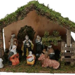 Φάτνη Ξύλινη Μεγάλη 31x20cm