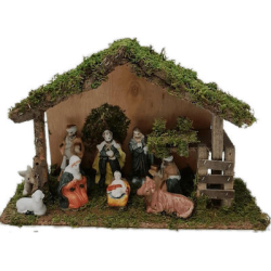 Φάτνη Ξύλινη Μεγάλη 31x20cm