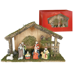 Φάτνη Ξύλινη Μεγάλη 31x20cm