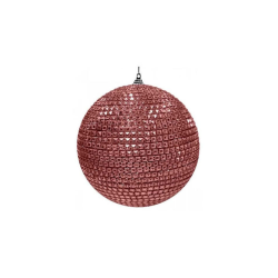 ΜΠΑΛΑ DECOR ΡΟΖ DISCOBALL 20CM