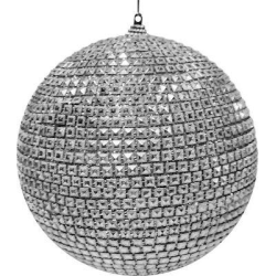 ΜΠΑΛΑ DECOR ΑΣΗΜΙ DISCOBALL 20CM