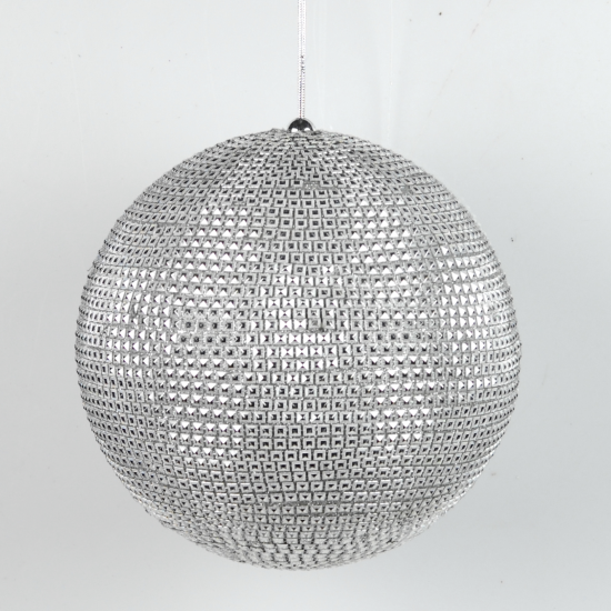 ΜΠΑΛΑ DECOR ΑΣΗΜΙ DISCOBALL 20CM