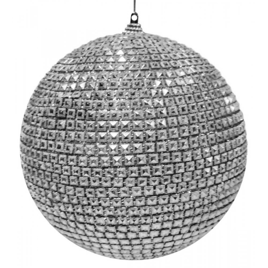 ΜΠΑΛΑ DECOR ΑΣΗΜΙ DISCOBALL 10CM ΜΠΑΛΑ DECOR ΑΣΗΜΙ DISCOBALL 10CM