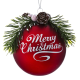 ΧΡ ΚΟΚΚΙΝΗ ΓΥΑΛΙΝΗ ΜΠΑΛΛΑ 8ΕΚ MERRY CHRISTMAS ΧΡ ΚΟΚΚΙΝΗ ΓΥΑΛΙΝΗ ΜΠΑΛΛΑ 8ΕΚ MERRY CHRISTMAS