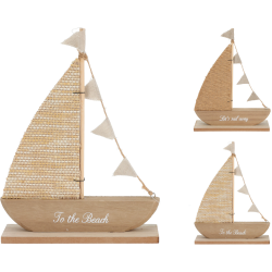 ΚΑΡΑΒΑΚΙ ΞΥΛΙΝΟ 24εκ. 4σχ.