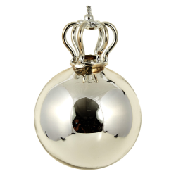 ΓΥΑΛΙΝΗ ΜΠΑΛΑ- ΔΑΚΡΥ ΑΣΗΜΙ  ΜΕ ΚΟΡΩΝΑ 3ΣΧ