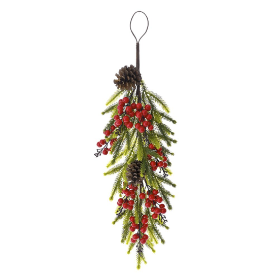 ΧΡ ΚΡΕΜΑΣΤΟ ΚΛΑΔΙ ΕΛΑΤΟ ΜΕ KOKKINA BERRIES