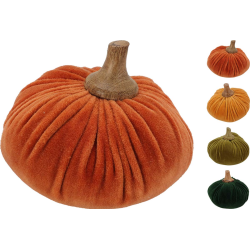 ΚΟΛΟΚΥΘΑ ΒΕΛΟΥΔΟ 10Χ11cm 6ΣΧΔ. PUMPKIN