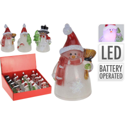 ΦΙΓΟΥΡΕΣ ΧΙΟΝΑΝΘΡΩΠΟΙ LΕD 10cm 4ΣΧΔ