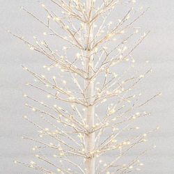 Φωτιζ.Δέντρο Με 320 Led Φωτάκια (32 Led Flash) Μετασχηματιστή ip44 Λευκό 90(h) cm