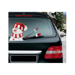 Χριστουγεννιάτικο Αυτοκόλλητο Αυτοκινήτου Χιονάνθρωπος