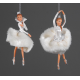 ΜΠΑΛΑΡΙΝΑ 2 ΣΧΕΔΙΑ 17cm Polyresin ballerina w/white fur skirt ΜΠΑΛΑΡΙΝΑ 2 ΣΧΕΔΙΑ 17cm Polyresin ballerina w/white fur skirt