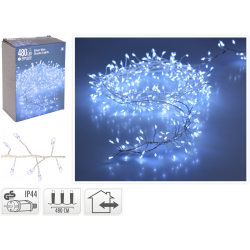 Λαμπάκια Cluster Silverwire White 480 LΕD