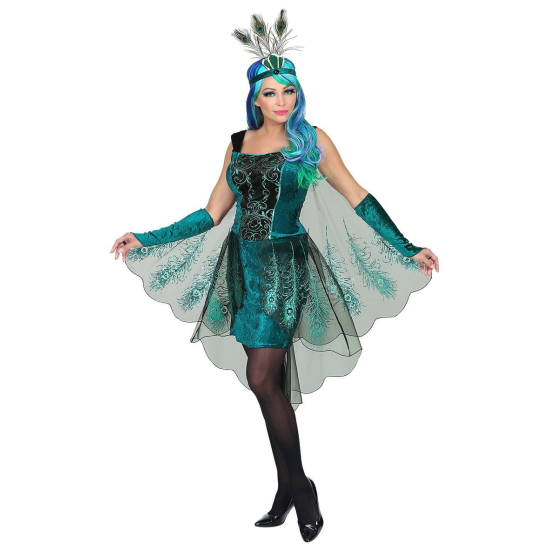 ΑΠΟΚΡΙΑΤΙΚΗ Στολή Ενηλίκων Παγώνι με Κάπα