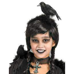 Στέκα Halloween Με Διακοσμητικό Κοράκι