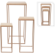Βάση Διακόσμησης Μέταλλο & Ξύλο Μπεζ 26x26x60cm Βάση Διακόσμησης Μέταλλο & Ξύλο Μπεζ 26x26x60cm