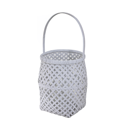 ΦΑΝΑΡΙ (ΜΕ ΓΥΑΛΙ) BAMBOO ΛΕΥΚΟ ΧΡ.,28,5CΜ GR440W