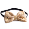 ΠΑΠΙΓΙΟΝ GOLD SEQUIN BOW TIE WITH 4 FLASHING LED LIGHTS