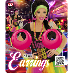 ΣΚΟΥΛΑΡΙΚΙΑ NEON PINK EARRINGS