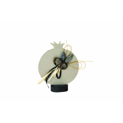 ΡΟΔΙ ΣΕ ΒΑΣΗ ΞΥΛΙΝΟ ΑΣΗΜΙ 11x14cm