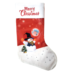 Πάνινη Χριστουγεννιάτικη Διακοσμητική Μπότα 35cm