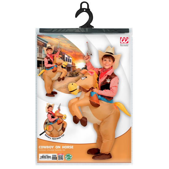 Στολή Παιδική HORSE (airblown inflatable costume, hat)