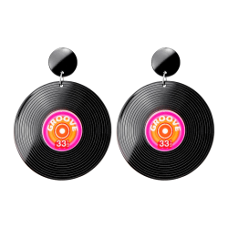 ΣΚΟΥΛΑΡΙΚΙΑ 80'S VINYL RECORD EARRINGS