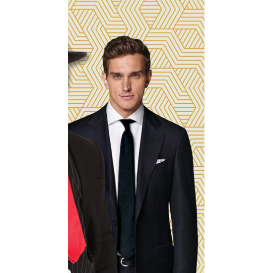 ΓΡΑΒΑΤΑ ΜΑΥΡΗ ΣΑΤΙΝΕ.