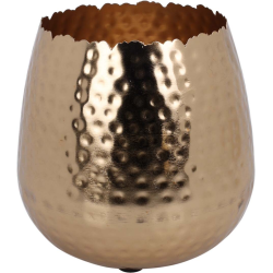 ΒΑΖΟ ΑΠΟ ΜΕΤΑΛΛΟ ΧΡΥΣΟ 18x18cm