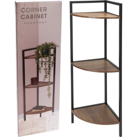 ΡΑΦΙΕΡΑ 3-ΕΠΙΠΕΔΩΝ ΑΠΟ MDF 23x23x76cm ΡΑΦΙΕΡΑ 3-ΕΠΙΠΕΔΩΝ ΑΠΟ MDF 23x23x76cm