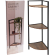 ΡΑΦΙΕΡΑ 3-ΕΠΙΠΕΔΩΝ ΑΠΟ MDF 23x23x76cm ΡΑΦΙΕΡΑ 3-ΕΠΙΠΕΔΩΝ ΑΠΟ MDF 23x23x76cm