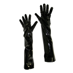 Γάντια Μαύρα Γυαλιστερά 50cm