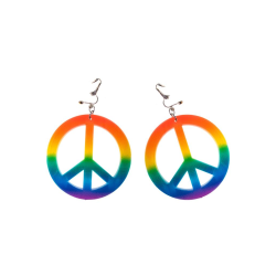 Σκουλαρίκια Hippie  Με Σήμα Ειρήνης