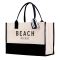 ΤΣΑΝΤΑ ΘΑΛΑΣΣΗΣ ΚΑΜΒΑΣ 50X38CM "BEACH PLEASE" MJ190473 ΠΡ. ΚΙΝΑ