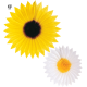 ΧΑΡΤΙΝΗ ΔΙΑΚ.DAISY AND SUNFLOWER 50 cm - 2 ΣΧΕΔΙΑ ΧΑΡΤΙΝΗ ΔΙΑΚ.DAISY AND SUNFLOWER 50 cm - 2 ΣΧΕΔΙΑ