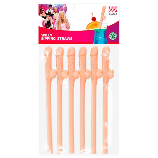 Αποκριάτικο Αξεσουάρ Πονηρό ΚΑΛΑΜΑΚΙΑ WILLY SIPPING STRAWS set of 6 Αποκριάτικο Αξεσουάρ Πονηρό ΚΑΛΑΜΑΚΙΑ WILLY SIPPING STRAWS set of 6