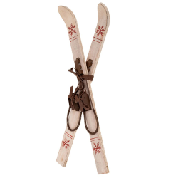 ΧΡ ΚΑΦΕ ΞΥΛΙΝΑ ΠΕΔΙΛΑ ΣΚΙ ΜΕ ΜΕΤΑΛΛΙΚΕΣ ΔΕΣΤΡΕΣ 25Χ7Χ57ΕΚ