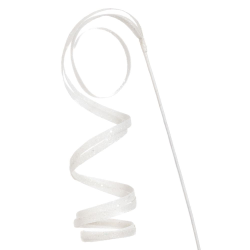 ΧΡ ΛΕΥΚΟ GLITTER TWISTED ΚΛΑΔΙ 50ΕΚ